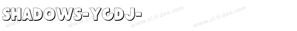 Shadows-YGdj字体转换