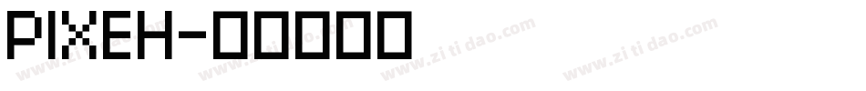 PIXEH字体转换