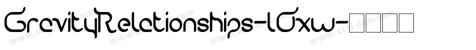 GravityRelationships-lOxw字体转换