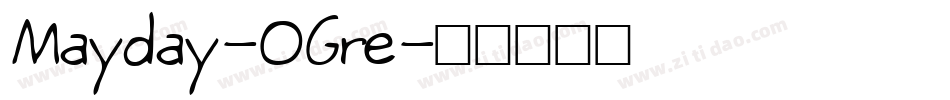 Mayday-OGre字体转换