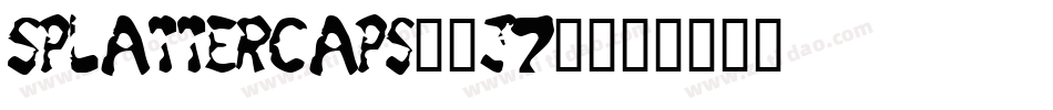 SplatterCaps-3jZ6字体转换