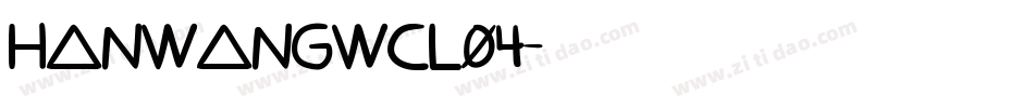 HanWangWCL04字体转换