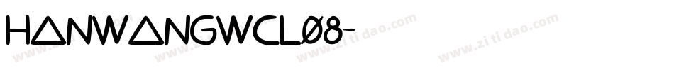 HanWangWCL08字体转换