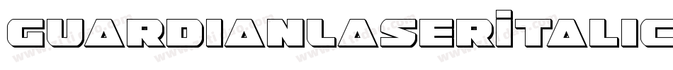 GuardianLaserItalic-MVYXY字体转换