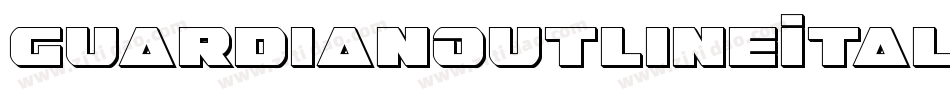 GuardianOutlineItalic-vm37E字体转换 GuardianOutlineItalic-vm37E字体转换