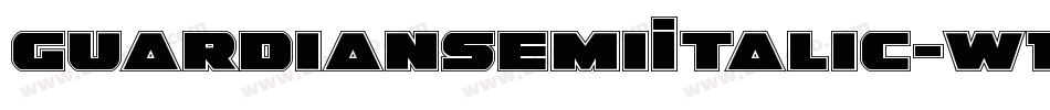 GuardianSemiItalic-w1wmx字体转换