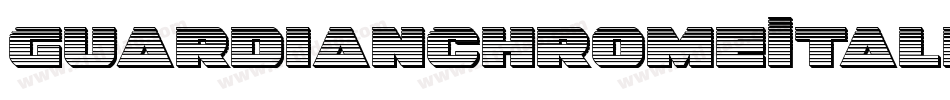 GuardianChromeItalic-1GP52字体转换