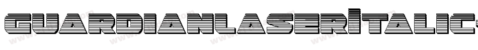 GuardianLaserItalic-MVYXY字体转换