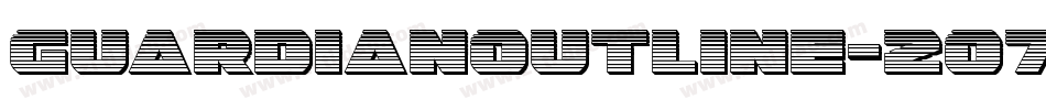 GuardianOutline-2O75d字体转换