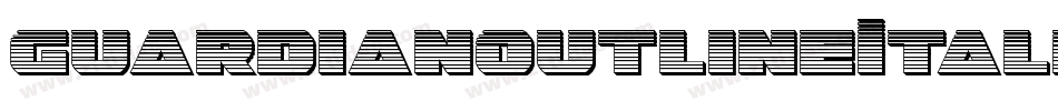 GuardianOutlineItalic-vm37E字体转换 GuardianOutlineItalic-vm37E字体转换