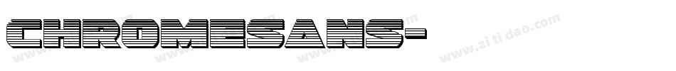 chromesans字体转换