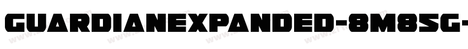 GuardianExpanded-8M85g字体转换