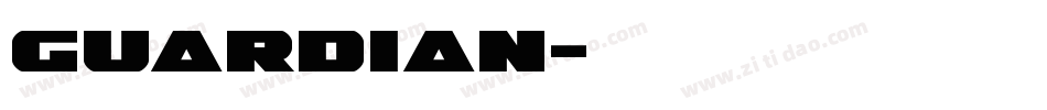 Guardian字体转换