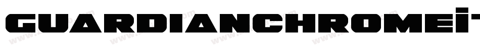 GuardianChromeItalic-1GP52字体转换