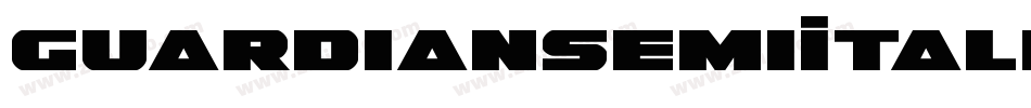 GuardianSemiItalic-w1wmx字体转换