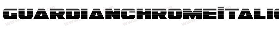 GuardianChromeItalic-1GP52字体转换