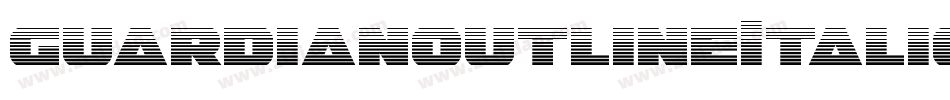GuardianOutlineItalic-vm37E字体转换 GuardianOutlineItalic-vm37E字体转换