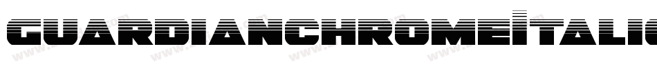 GuardianChromeItalic-1GP52字体转换