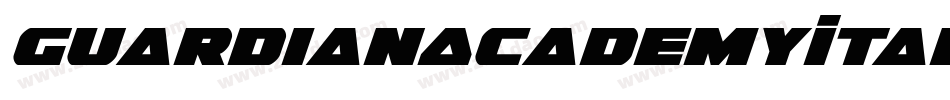 GuardianAcademyItalic-lgZRd字体转换