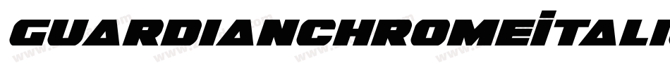 GuardianChromeItalic-1GP52字体转换