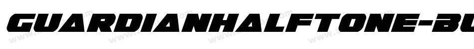 GuardianHalftone-BWBPx字体转换