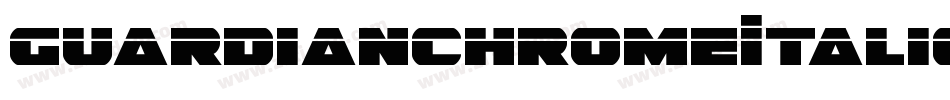 GuardianChromeItalic-1GP52字体转换