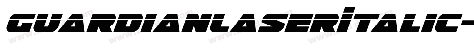 GuardianLaserItalic-MVYXY字体转换