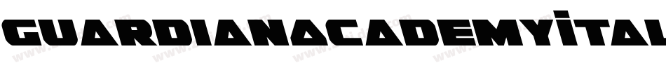 GuardianAcademyItalic-lgZRd字体转换