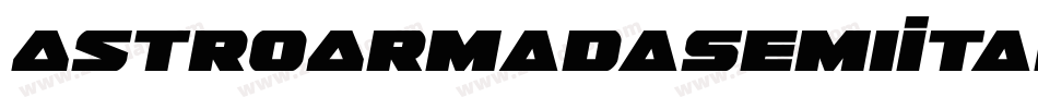 AstroArmadaSemiItali字体转换