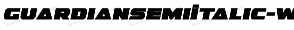 GuardianSemiItalic-w1wmx字体转换