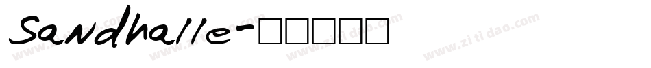 Sandhalle字体转换