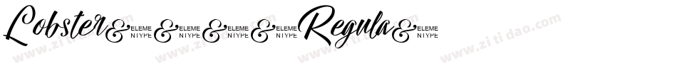 Lobster-13-Regula字体转换