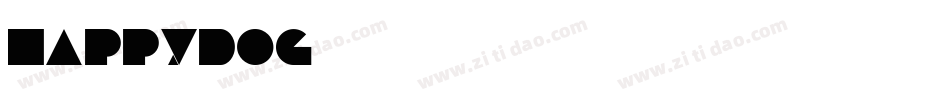 HAPPYDOG字体转换