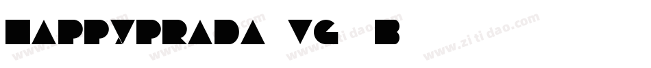 Happyprada-Vg1B字体转换