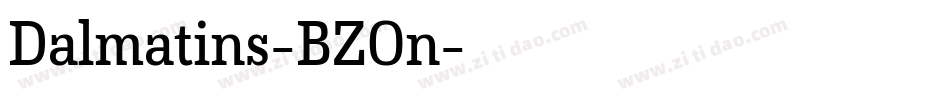 Dalmatins-BZOn字体转换