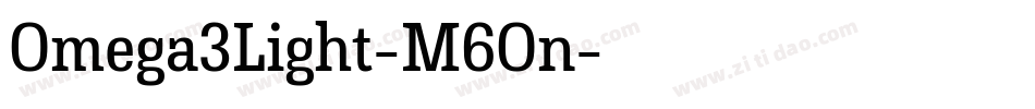 Omega3Light-M6On字体转换