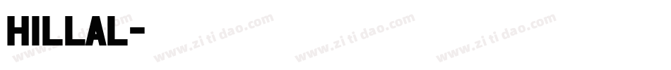 Hillal字体转换