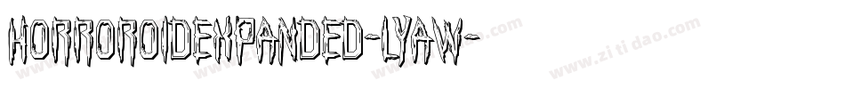 HorroroidExpanded-lyaw字体转换
