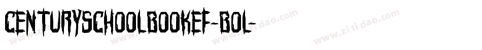 CenturySchoolbookEF-Bol字体转换