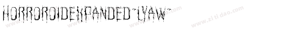 HorroroidExpanded-lyaw字体转换