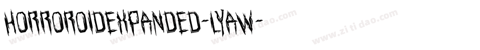 HorroroidExpanded-lyaw字体转换
