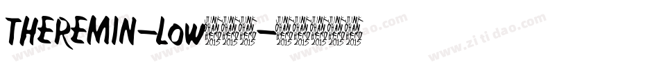 THEREMIN-Low转换器字体转换