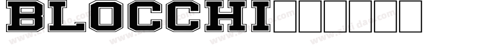 Blocchi字体转换