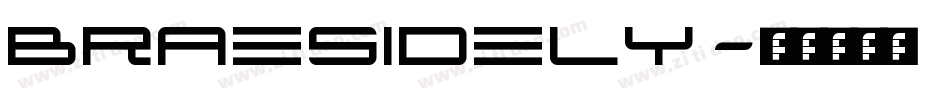 braesidely字体转换