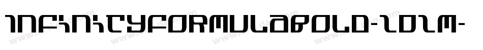 InfinityFormulaBold-ZDZm字体转换