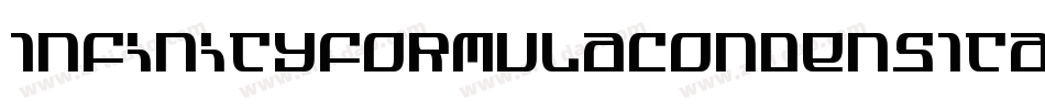 InfinityFormulaCondensItal-D2pW字体转换