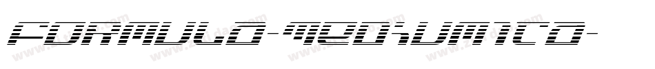 Formula-MediumIta字体转换