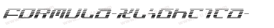 Formula-XlightIta字体转换