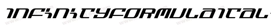 InfinityFormulaItalic-zaA0字体转换 InfinityFormulaItalic-zaA0字体转换