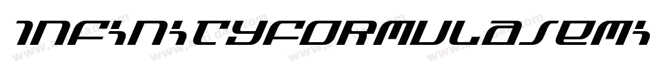 InfinityFormulaSemiItalic-9jpy字体转换